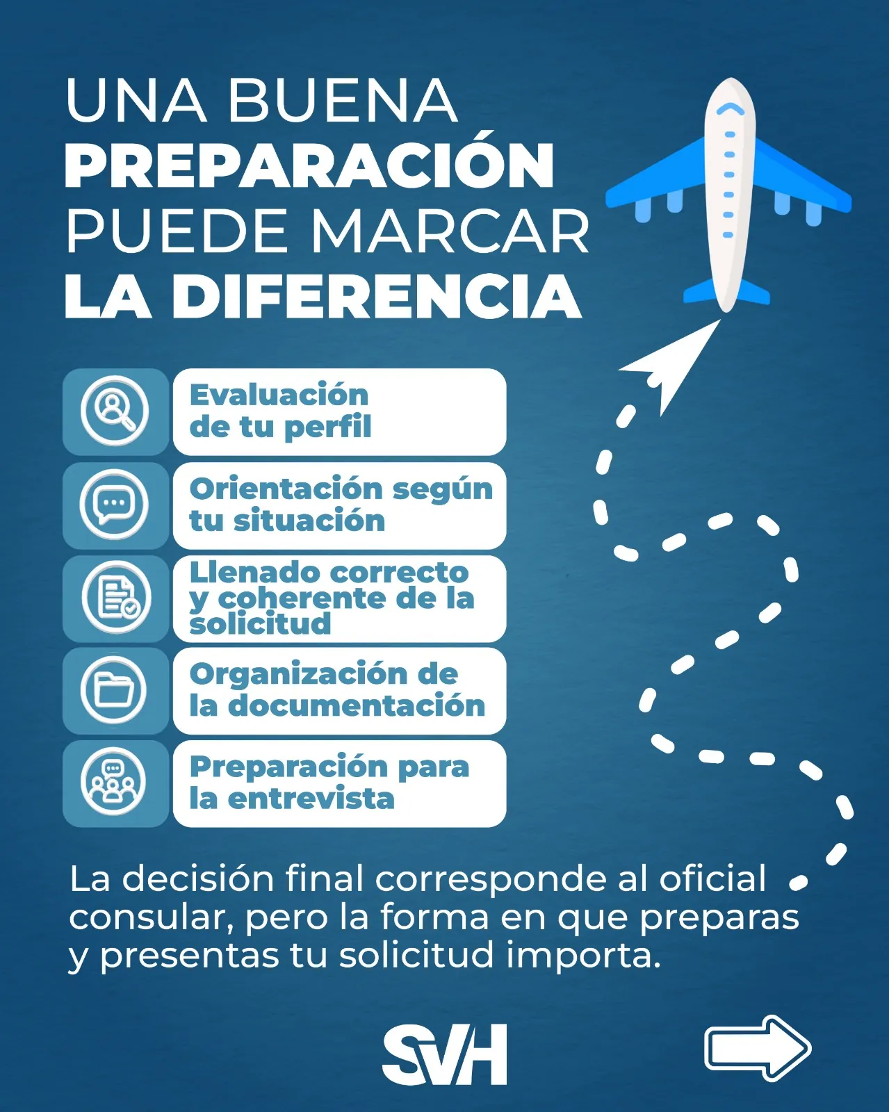 Promoci&oacute;n sobre preparaci&oacute;n para solicitud de visa
